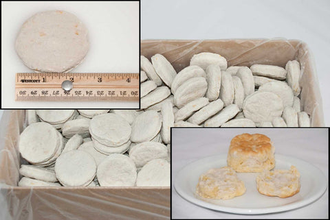 General Mills Pillsbury Unbaked Tasting Butter Biscuit Dough, 2.2 Ounce -- 216 per case.