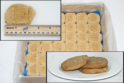 General Mills Pillsbury Best Doughboys Peanut Butter Cookie Dough, 1.5 Ounce -- 216 per case.