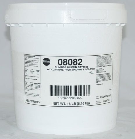 General Mills Pillsbury Sunrise Muffin Batter, 18 Pound.
