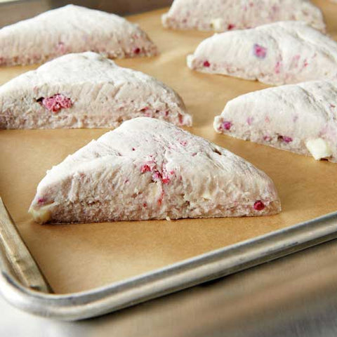 Pillsburry Freezer to Oven White Chocolate Raspberry Scone 3.75 ounce each -- 96 per case.