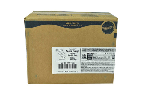 Pillsbury Place and Bake Chocolate Chunk Scone Dough, 3.75 Ounce -- 96 per case.