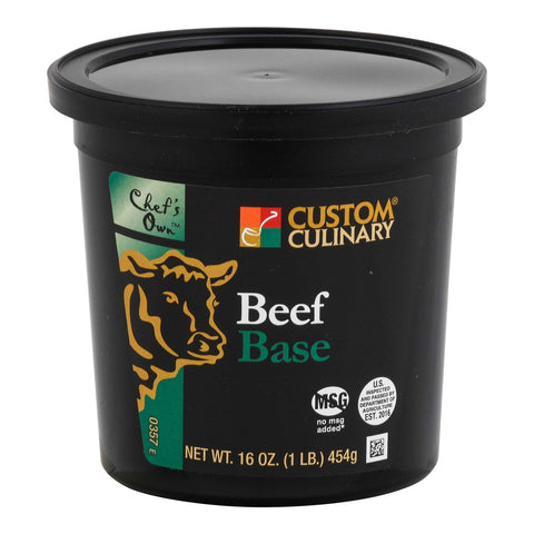 Chefs Own Selected Beef Base, No Msg Added, 1 Pound Jars -- 12 Per Case