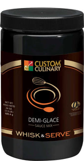 Custom Culinary Whisk and Serve Demi Glace Sauce Mix, 38 Ounce -- 4 per case.