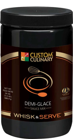 Custom Culinary Whisk and Serve Demi Glace Sauce Mix, 38 Ounce -- 4 per case.