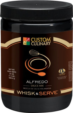 Custom Culinary Whisk and Serve Alfredo Sauce Mix, 38 Ounce -- 4 per case.