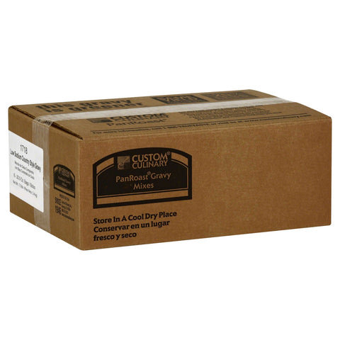 Custom Culinary Country Low Sodium Gluten Free Added Gravy Mix, 20 Ounce -- 6 per case.