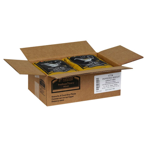Custom Culinary PanRoast Peppered Biscuit Gravy Mix, 20 Ounce -- 6 per case.