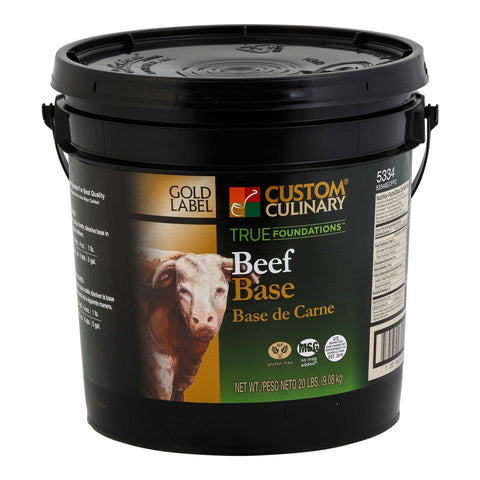 Gold Label Gluten Free Beef Base, 20 Pound.