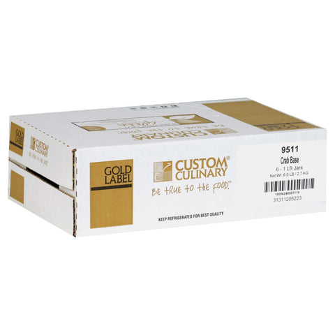 Custom Culinary Gold Label Crab Base, 1 Pound -- 6 per case.