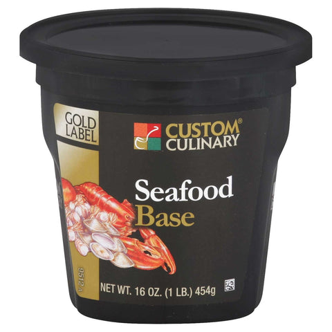 Custom Culinary Gold Label Seafood Base, 1 Pound -- 6 per case.