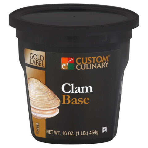 Custom Culinary Gold Label Clam Base, 1 Pound -- 6 per case.