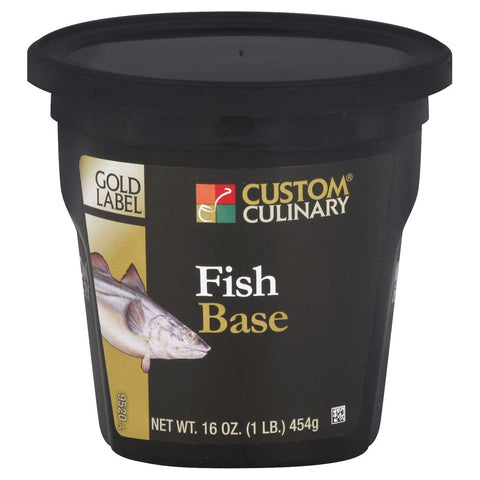 Custom Culinary Gold Label Fish Base, 1 Pound -- 6 per case.
