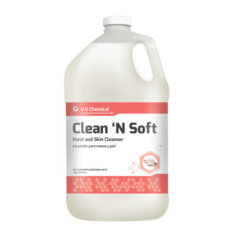 US Chemical Clean Soft Hand Soap Liquid, 1 Gallon -- 4 per case.