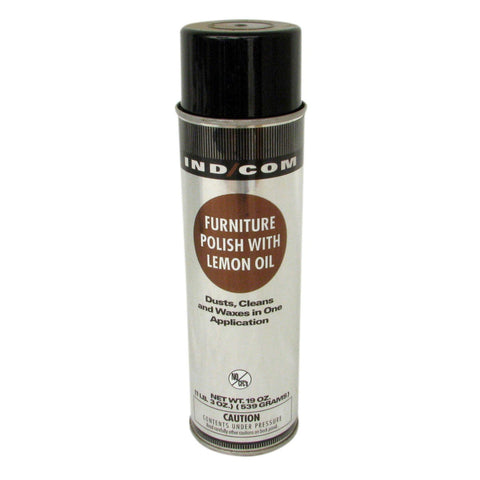 US Chemical IND/COM Aerosol Lemon Scented Furniture Cleaner/Polish, 19 Ounce -- 6 per case.