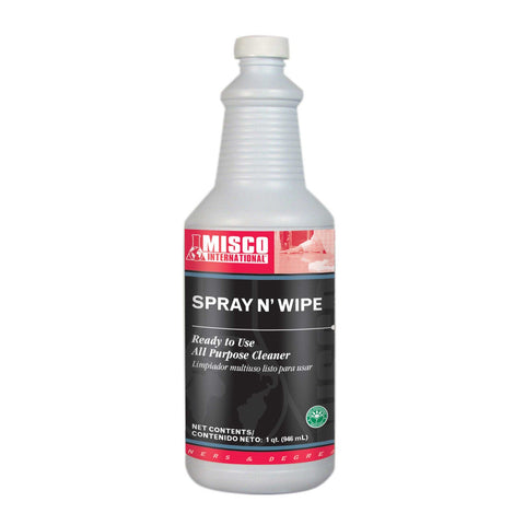 US Chemical Misco Spray N Wipe Degreaser/Cleaner, 1 Quart -- 12 per case.