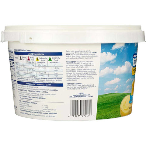 Hormel Health Labs Thick and Easy Instant Food Thickener, 40 Ounce -- 4 per case