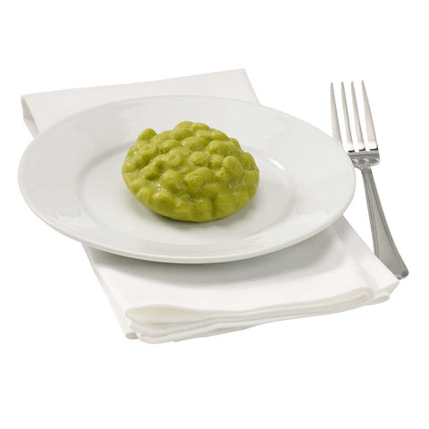 Hormel Healthlabs Thick & Easy Shaped Pureed Peas - 3.2 oz. package, 24 packages per case