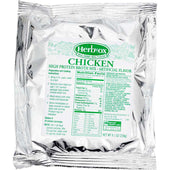 Herb-Ox High Protein Chicken Broth - 9.1 oz. pouch, 12 per case