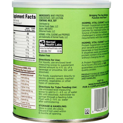 Hormel Health Labs Vital Cuisine Propass Protein Supplement, 7.5 Ounce -- 4 per case