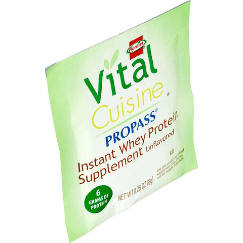 Hormel Health Labs Vital Cuisine Propass Instant Whey Protein Supplement, 0.28 Ounce -- 100 per case