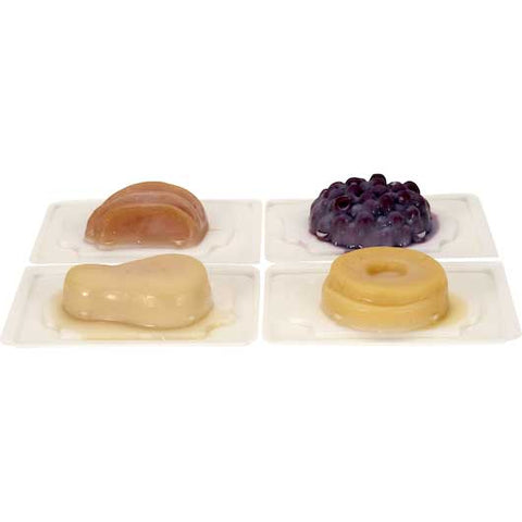 Hormel Healthlabs Thick and Easy Pureed Shaped Fruit Mix, 2.5 Ounce -- 24 per case.