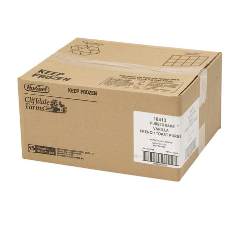 Hormel Healthlabs Cliffdale Farms Half Pans Vanilla French Toast, 4 Pound -- 4 per case.