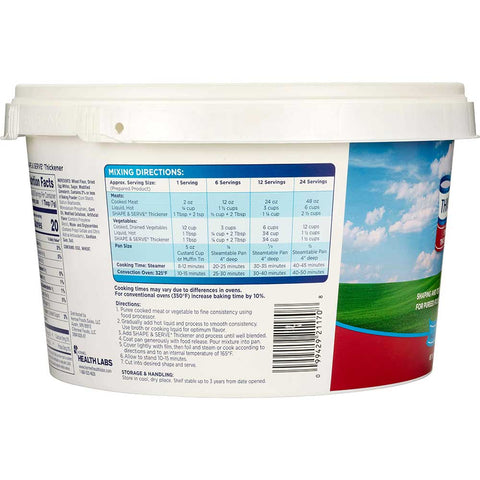 Hormel Health Labs Shape and Serve Food Thickener Puree, 4 Pound -- 2 per case
