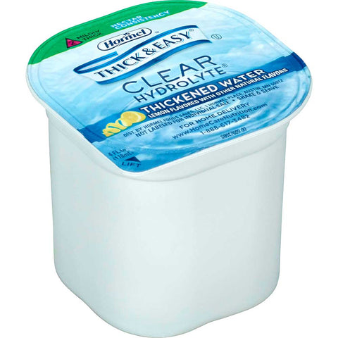 Hormel Health Labs Thick and Easy Clear Hydrolyte Thickened Water, Nectar Consistency, 4 Ounce -- 24 per case
