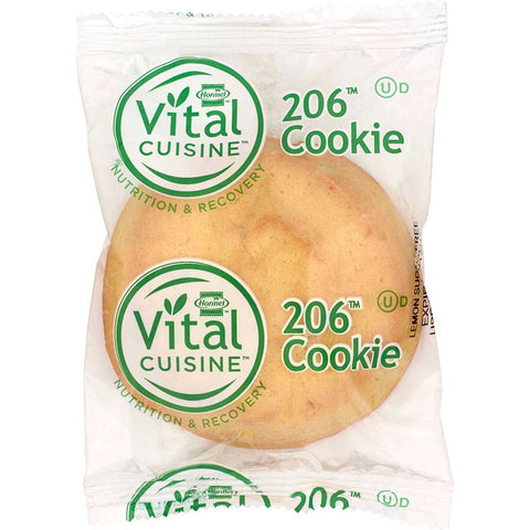 Hormel Vital Cuisine 206 Cookies, Lemon Cookies, 1.73 Ounce -- 50 per case