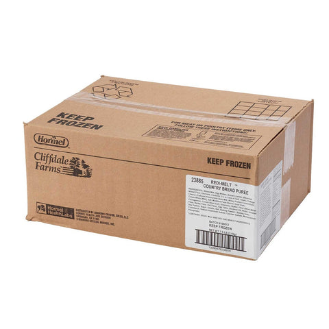 Hormel Healthlabs Cliffdale Farms Redi-Melt Country Bread, 3 Ounce -- 40 per case.