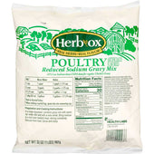 Hormel Health Labs HERB-OX Reduced Sodium Poultry Gravy Mix, 32 Ounce -- 6 per case