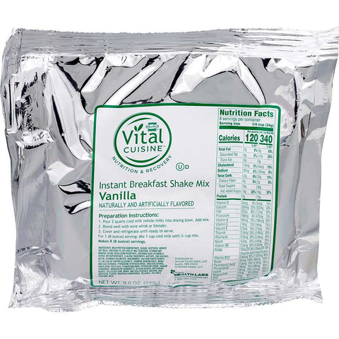 Hormel Health Labs Vital Cuisine Instant Vanilla Breakfast Mix, 9.6 Ounce -- 12 per case