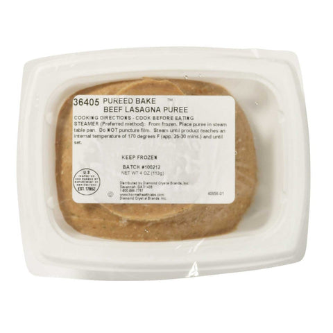 Hormel Healthlabs Cliffdale Farms Beef Lasagna, 4 Ounce -- 24 per case.
