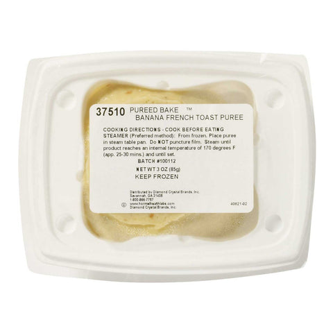 CLIFFDALE FARMS Pureed Bake Banana French Toast Puree - IDDSI Level 4, 3 Ounce -- 24 per case