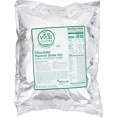 Hormel Vital Cuisine Shake Mix, Chocolate Flavor, 22.6 Ounce -- 6 per case