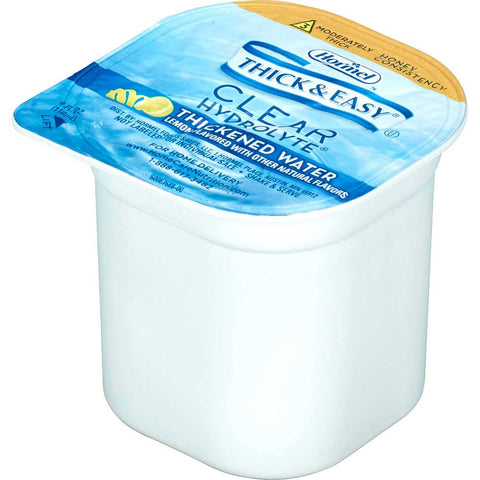 Hormel Health Labs Thick and Easy Clear Hydrolyte Thickened Water, Honey Consistency, 4 Ounce -- 24 per case