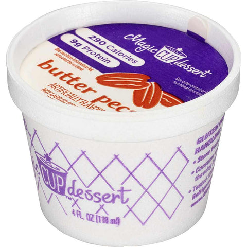 Magic Cup Dessert Butter Pecan Cup, 4 Fluid Ounce -- 48 per case.
