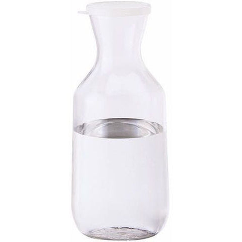 Cambro Camliter Clear Tritan Plastic Beverage Decanter with Lid, 1/4 Liter -- 12 per case