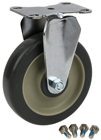 Cambro Polyurethane Replacement Part Rigid Caster Kit, 5 inch