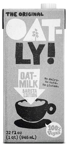 Oatly Barista Oat Milk, 32 Fluid Ounce -- 12 per case
