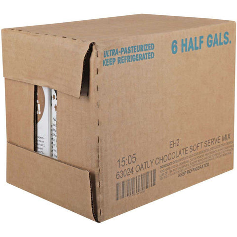 Oatly Chocolate Soft Serve Mix, 4.75 Pound -- 6 per case