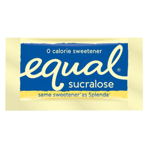 Stratas Foods Equal Yellow Single Serve Packet Sweetener -- 2000 per case.