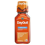 Vicks Dayquil Cold and Flu Multi Symptom Relief Liquid, 8 Fluid Ounce -- 12 per case