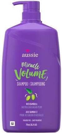 Aussie Plum and Bamboo Miracle Volume Shampoo, 26.2 Fluid Ounce -- 4 per case