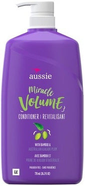 Aussie Plum and Bamboo Miracle Volume Conditioner, 26.2 Fluid Ounce -- 4 per case