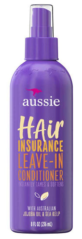 Aussie Hair Insurance Leave In Conditioner Spray, 8 Fluid Ounce -- 12 per case