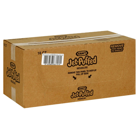 Kraft Jet Puffed Stacker Marshmallow, 8 Ounce -- 16 per case.