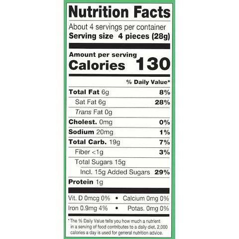 Jet-Puffed Coconut Flavored Coated Marshmallow Bites, 4 Ounce Resealable Bag -- 6 per case