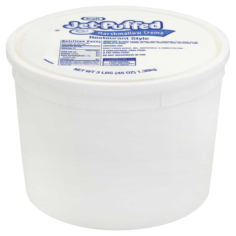 Jet-Puffed Cream Marshmallow Topping Restaurant Style, 48 Ounce -- 6 Count