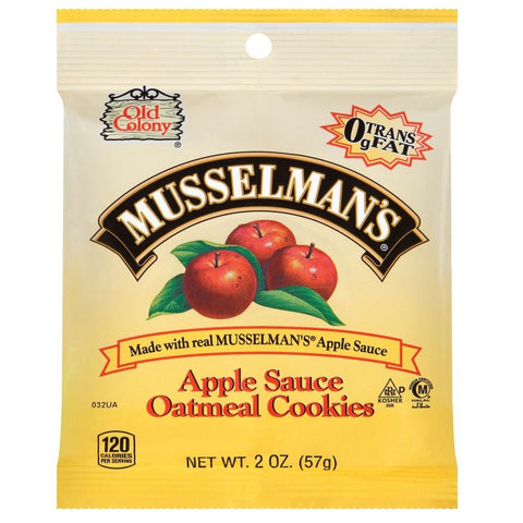 Musselmans Apple Sauce Oatmeal Cookie, 2 Ounce -- 36 per case